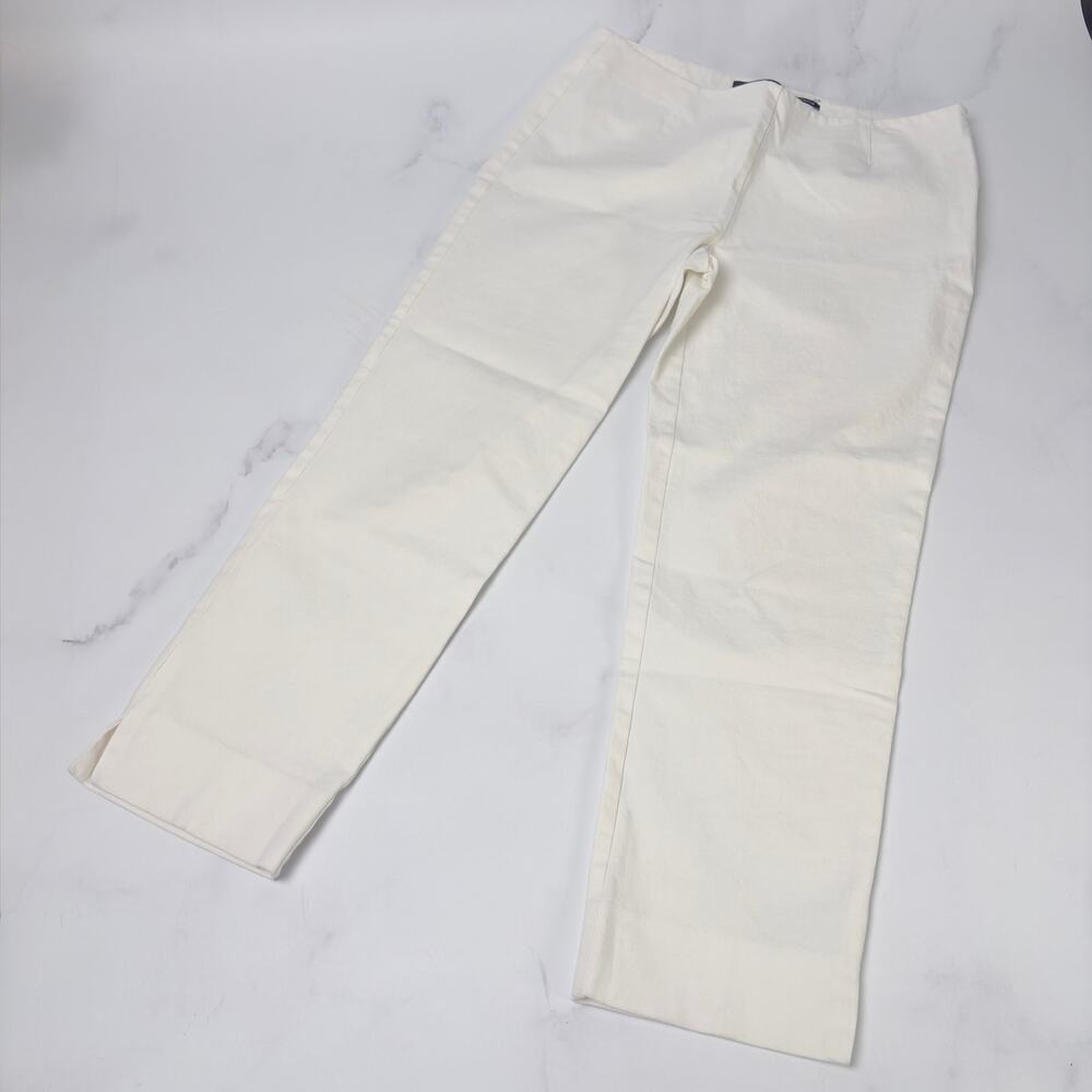 Lafayette 148 New York White Crop Dress Pants – Size 6 – Excellent Condition